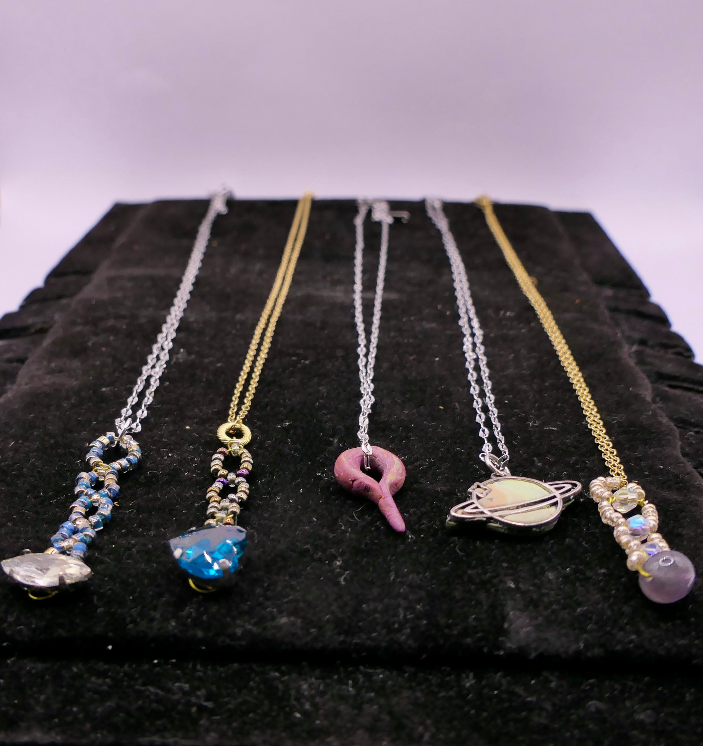Polymer clay pendant | Necklace