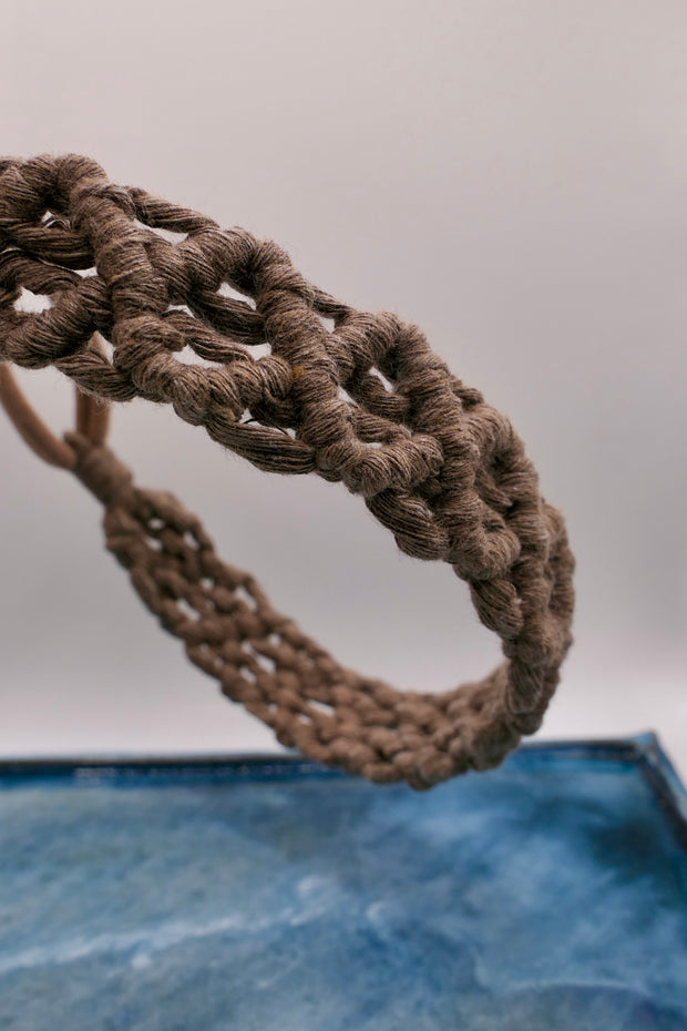 Hair band macrame