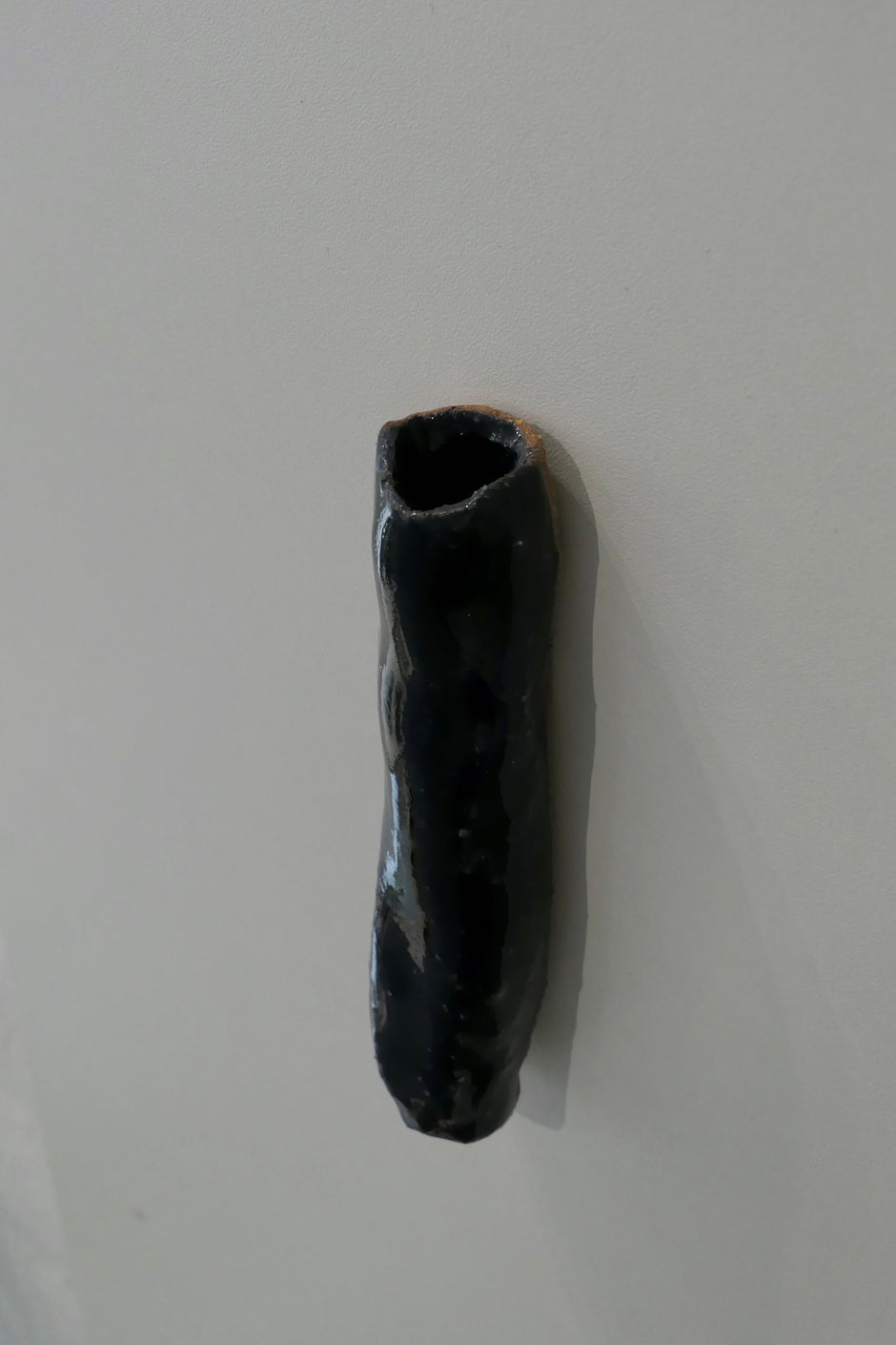 Dark blue wall vase
