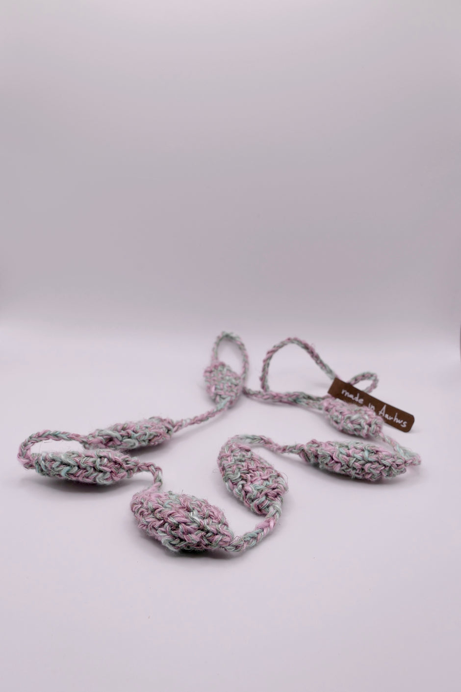 Bicolor crocheted necklace II