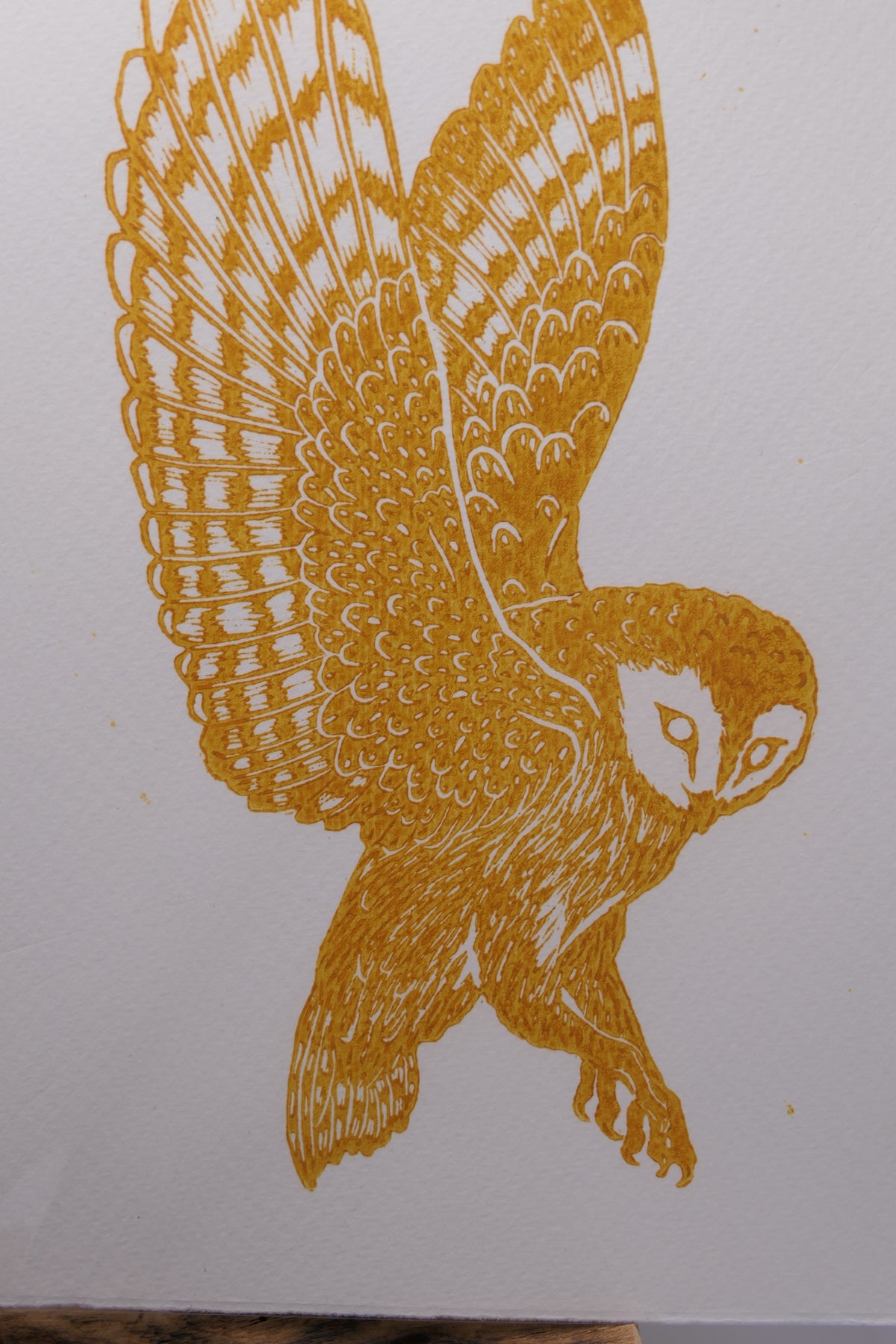Owl | Linocut print