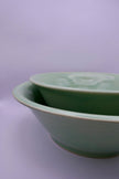 Green big bowls