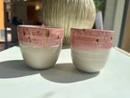 Half light pink cups