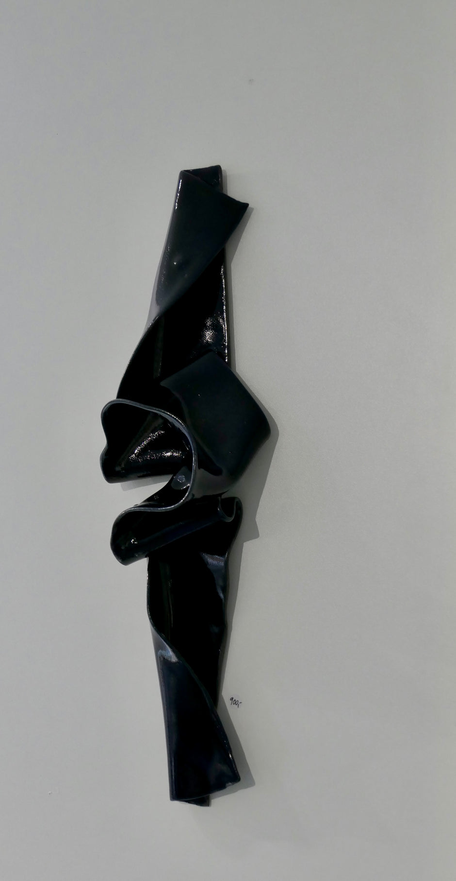 Dark blue sculpture