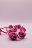 Bicolor crocheted necklace