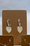 Viola Odotara leaf | Silver earrings