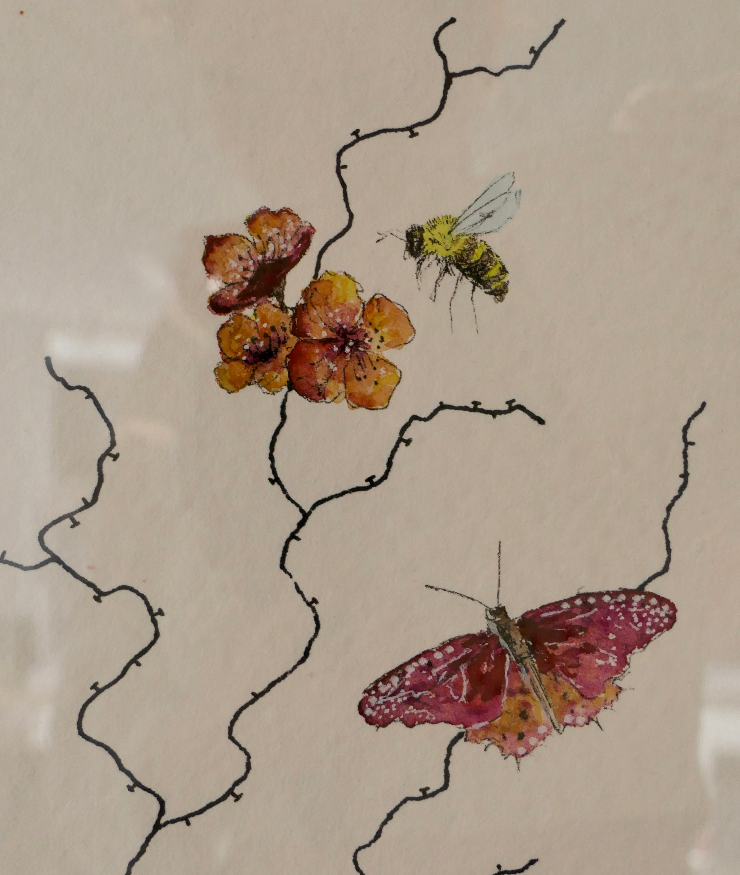 Butterfly & Bee | Neuronal dendrites and synapses