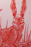 Hare | Linocut print