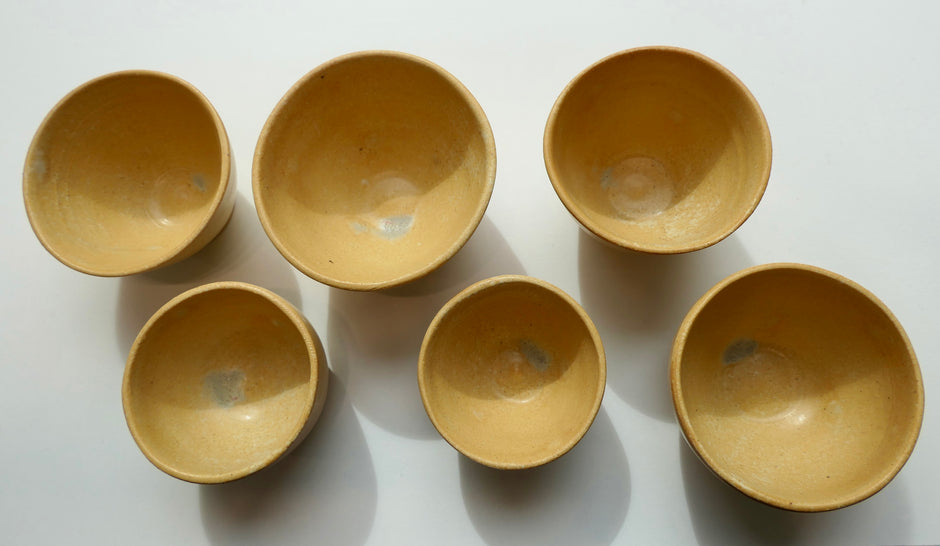 Tiny yellow cups