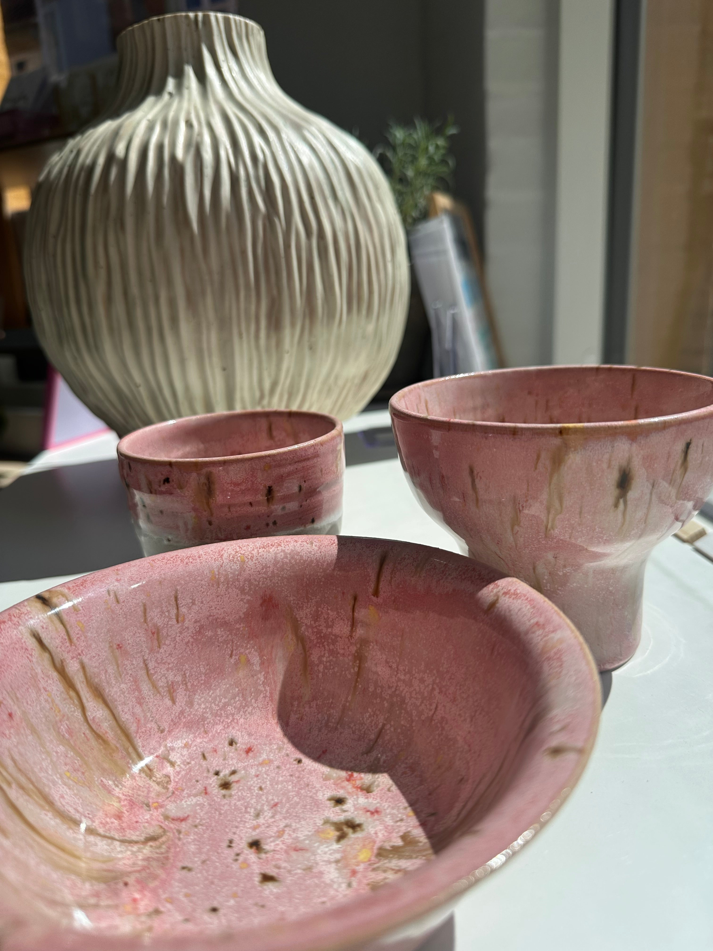 Pink bowl