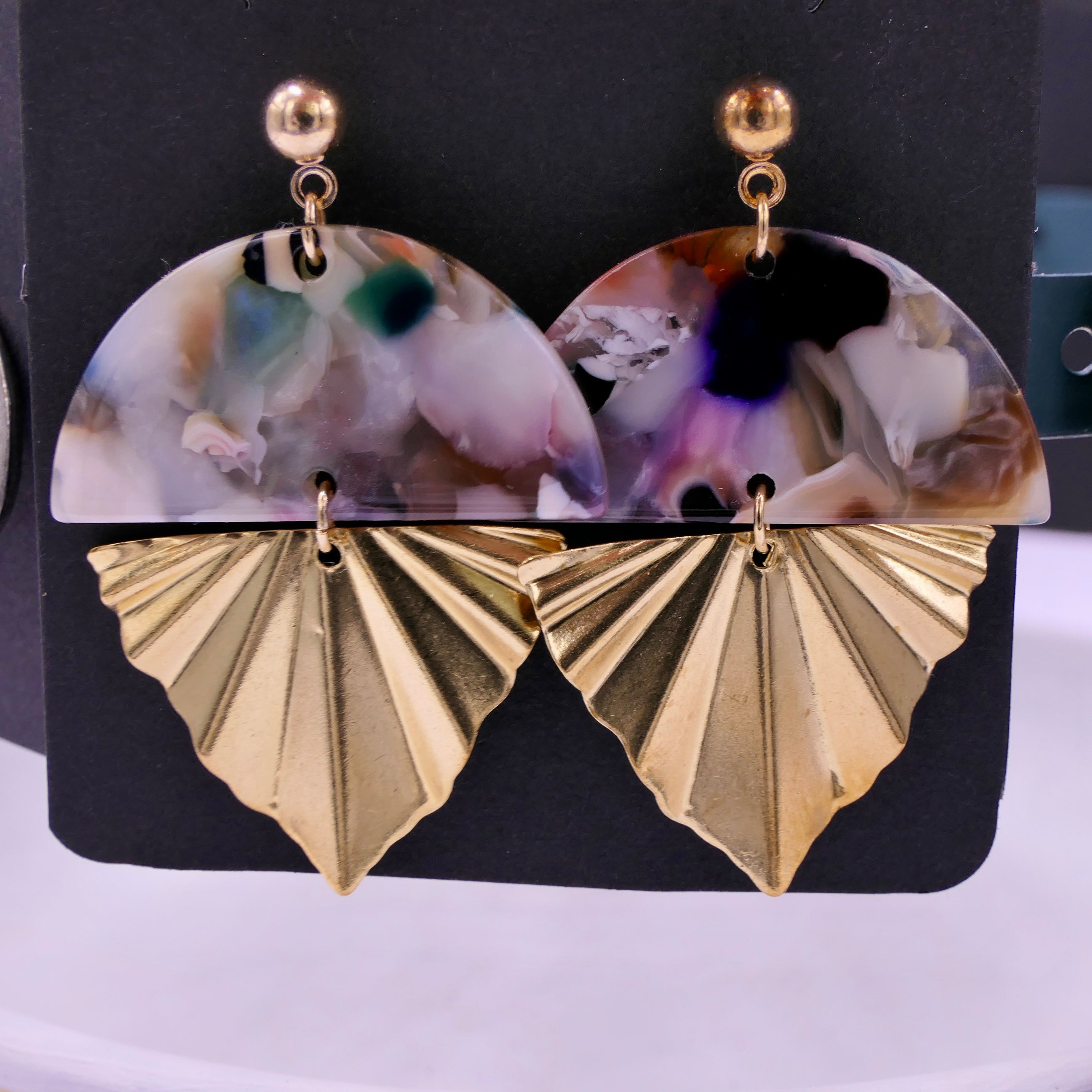 Leaf-shaped Earrings