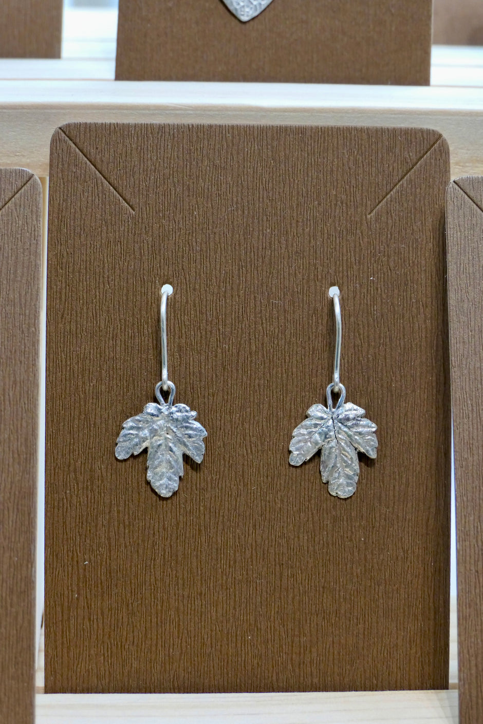 Maple eafs | Silver earrings