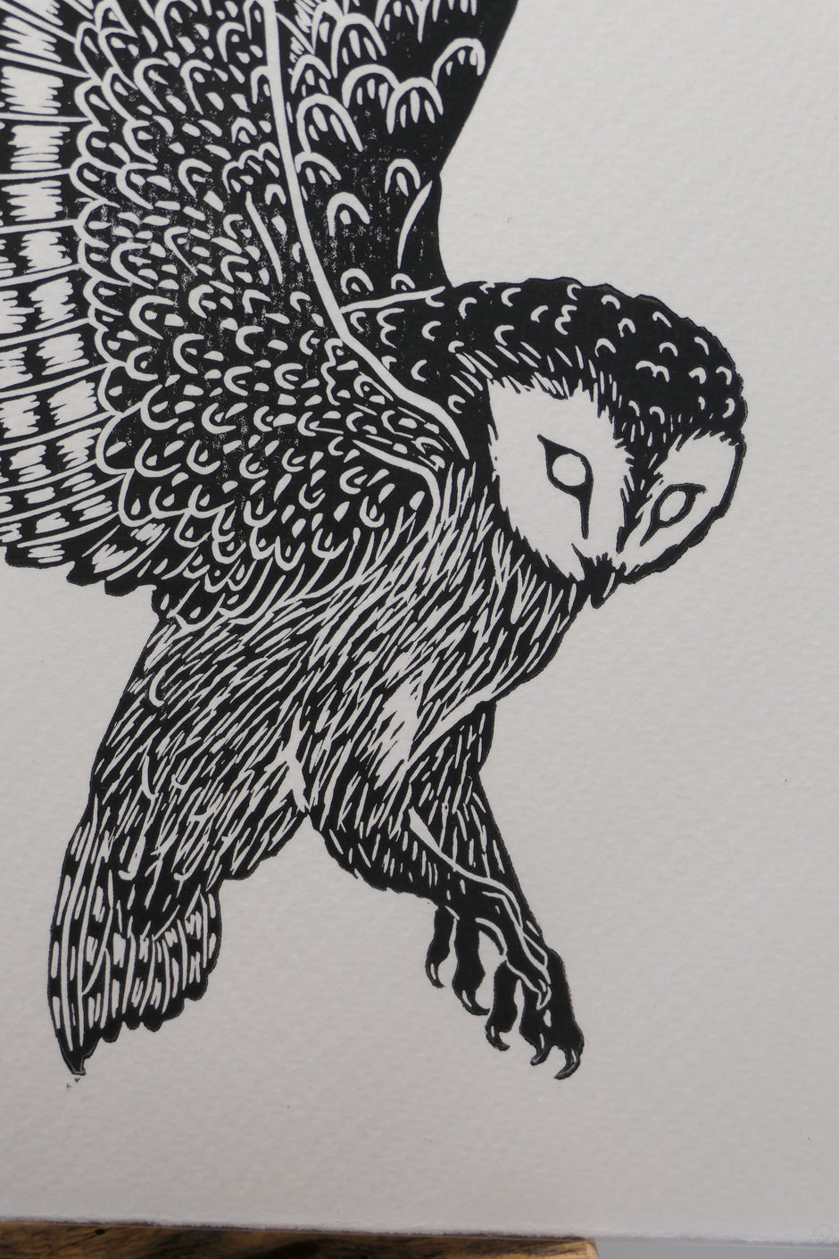 Owl | Linocut print