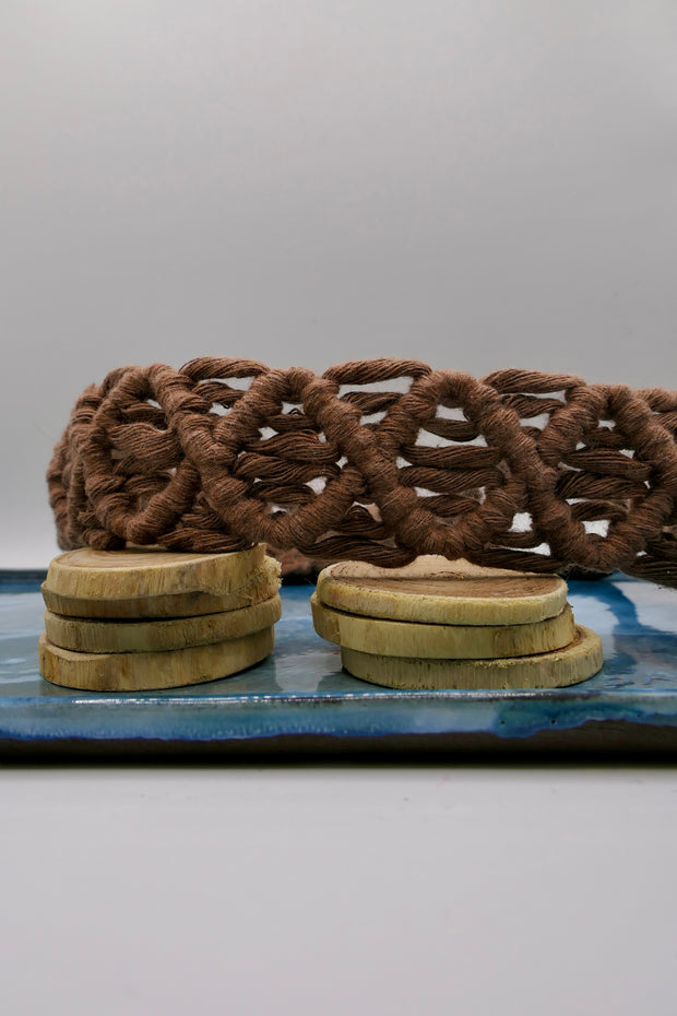 Large hair band macrame