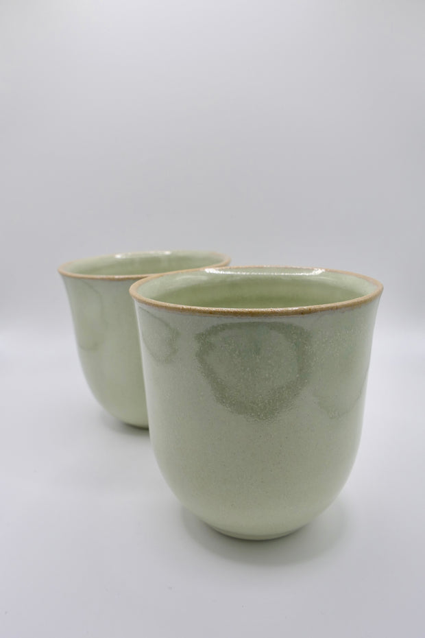 Light green cups