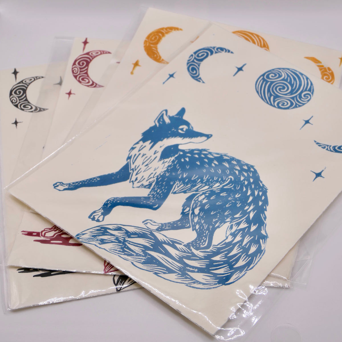 Fox | Linocut print