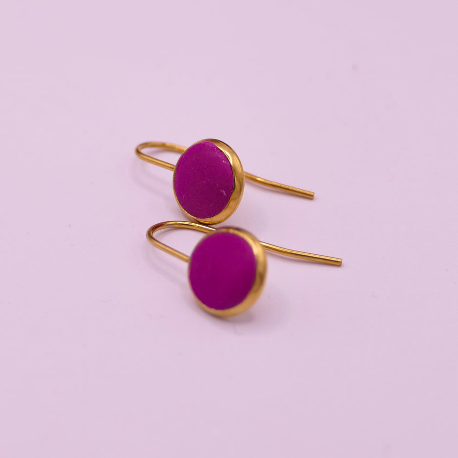 Pink dot | Earrings