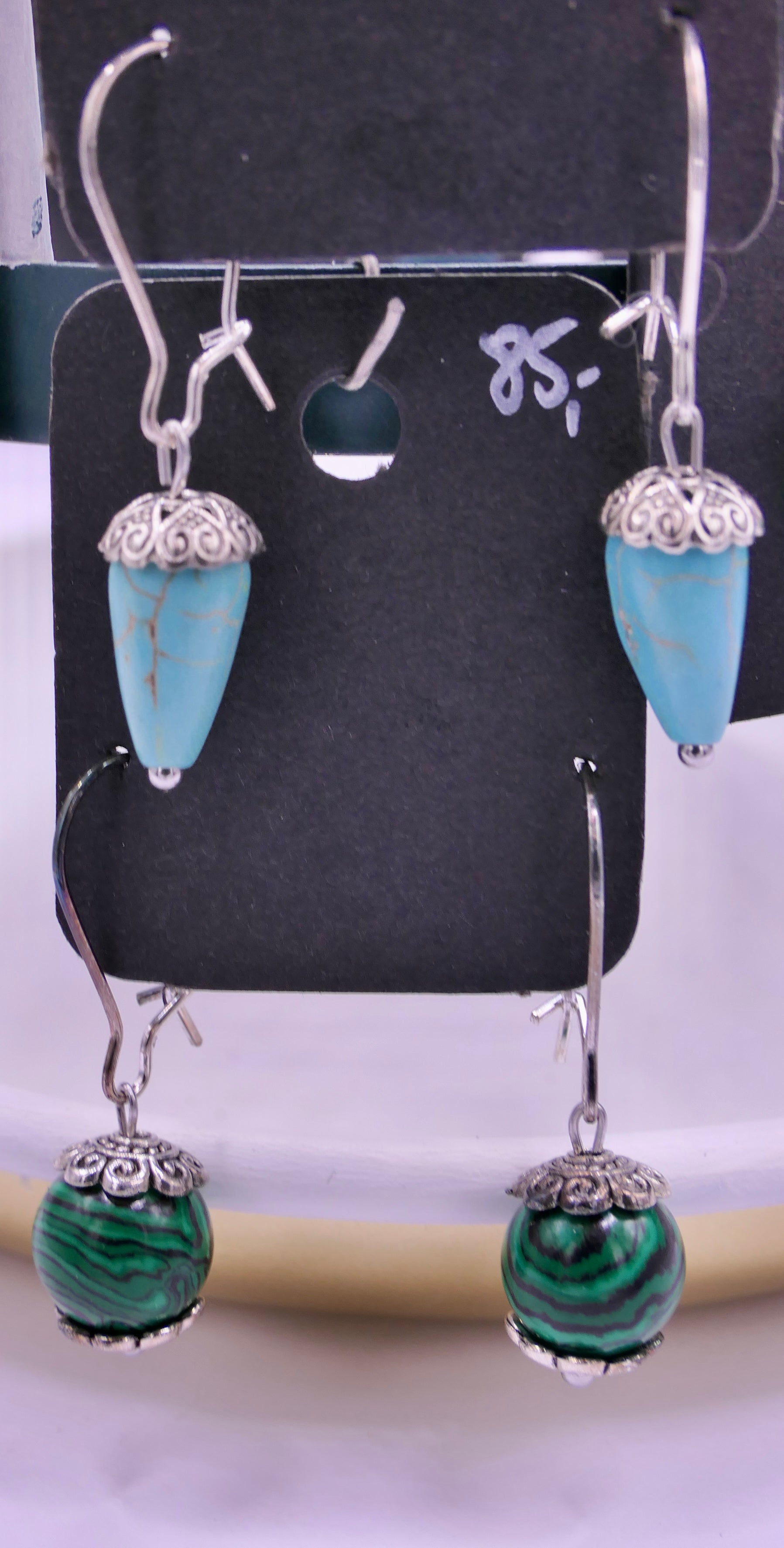 Malachite Earrings