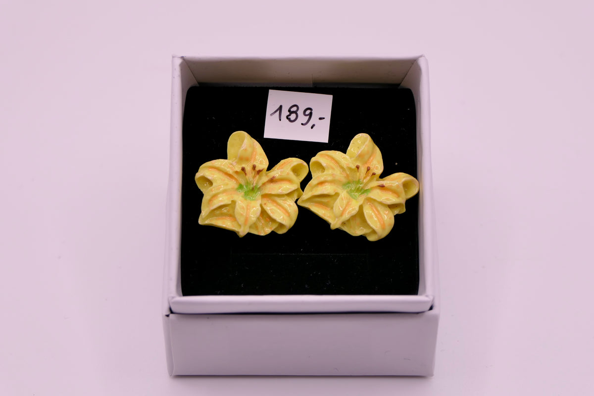 Yellow flower | Earrings