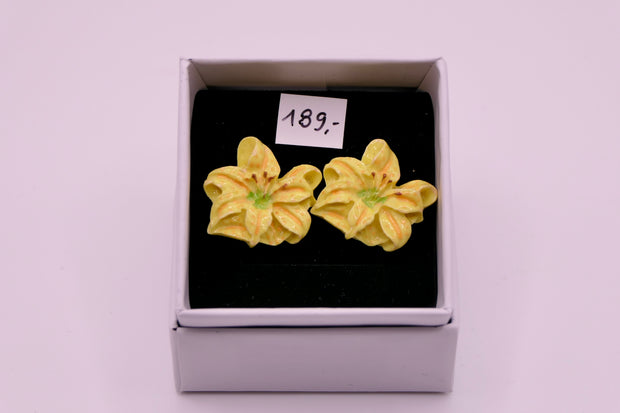 Yellow flower | Earrings