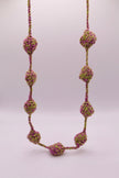 Bicolor crocheted necklace