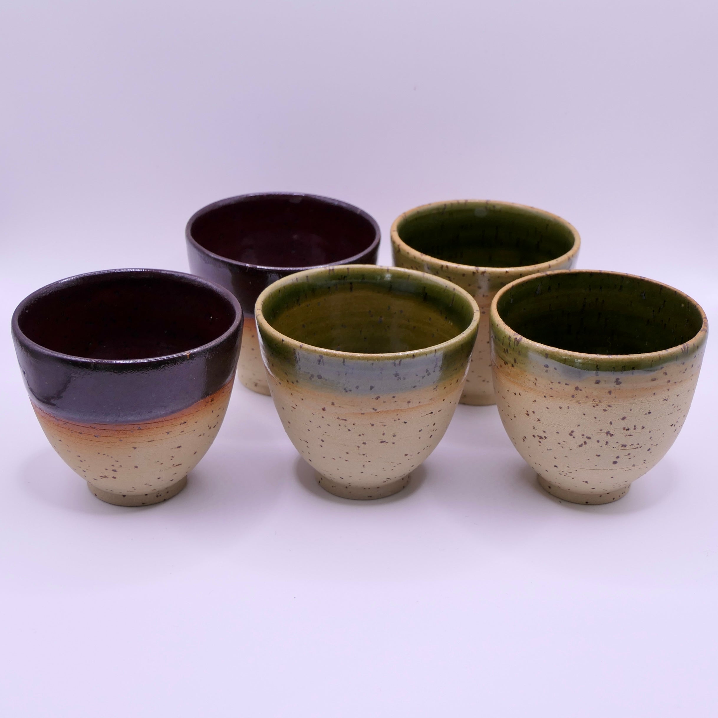 Burgundy espresso cup