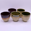 Burgundy espresso cup