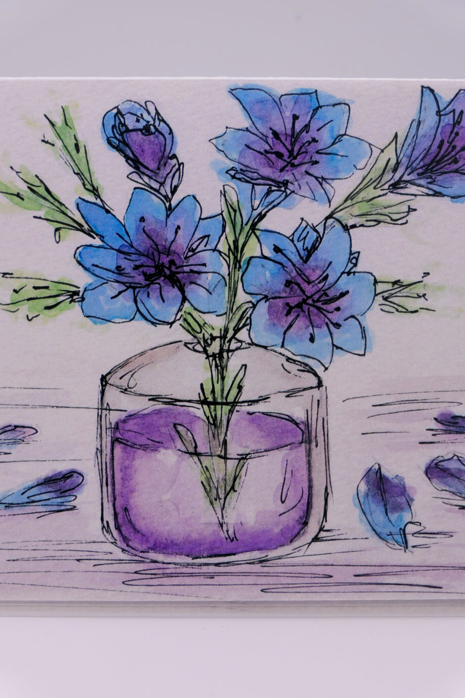 Blue flowers