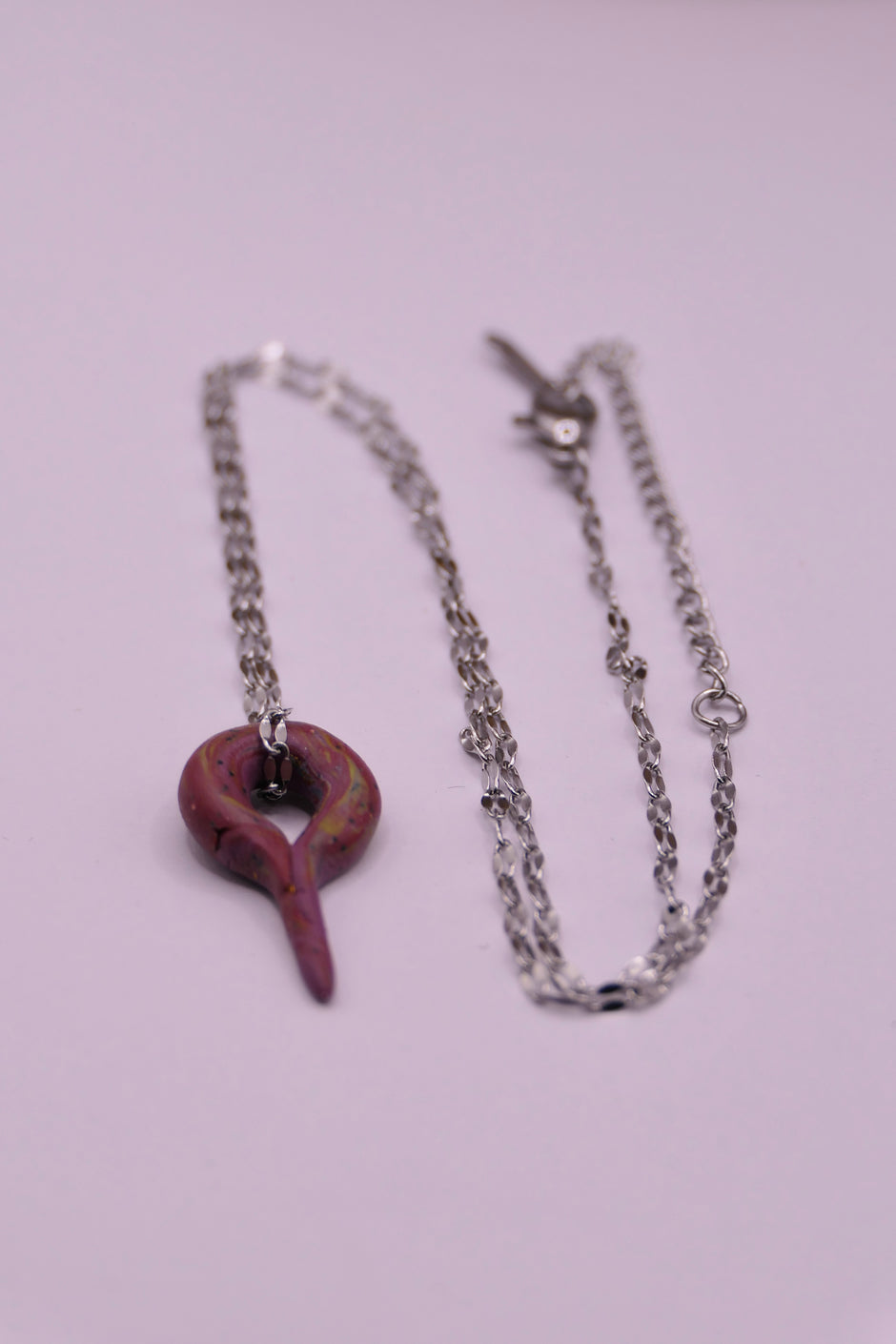 Polymer clay pendant | Necklace