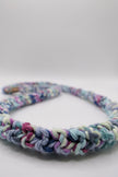 Round crocheted necklace