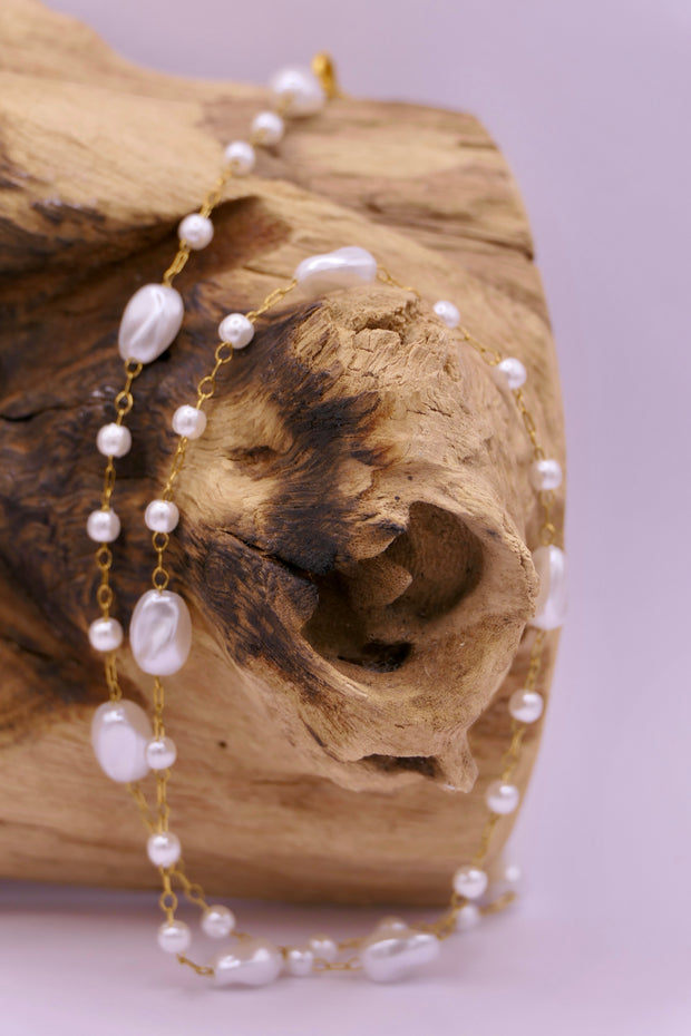 Pearl chain necklace