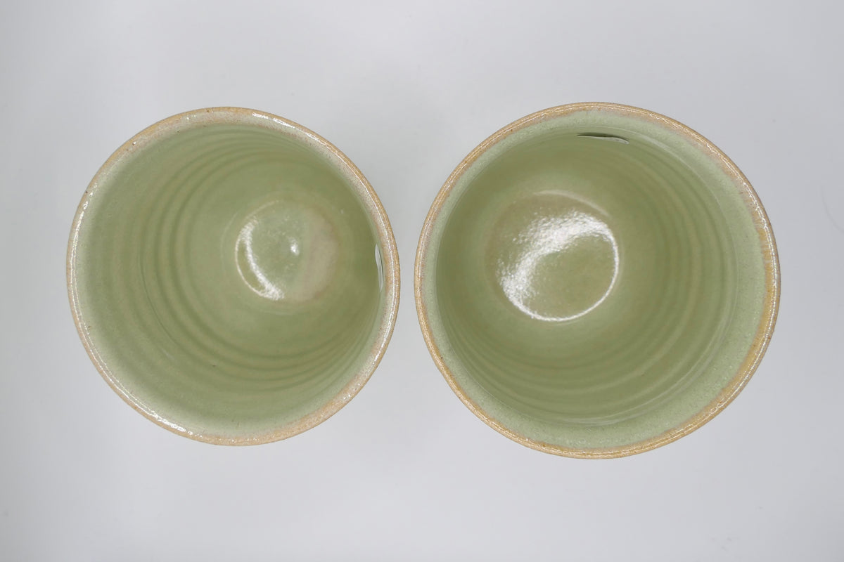 Light green cups