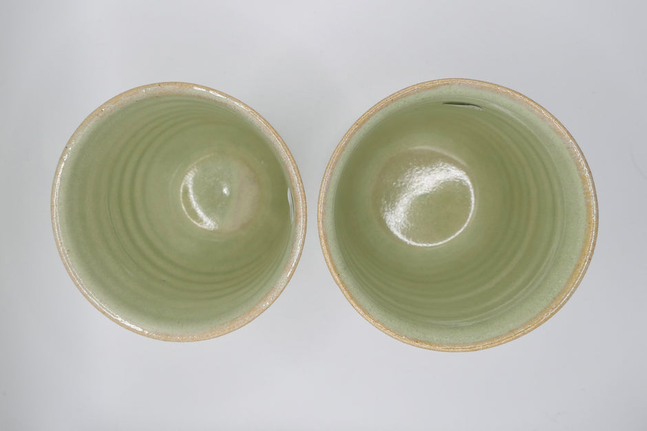 Light green cups