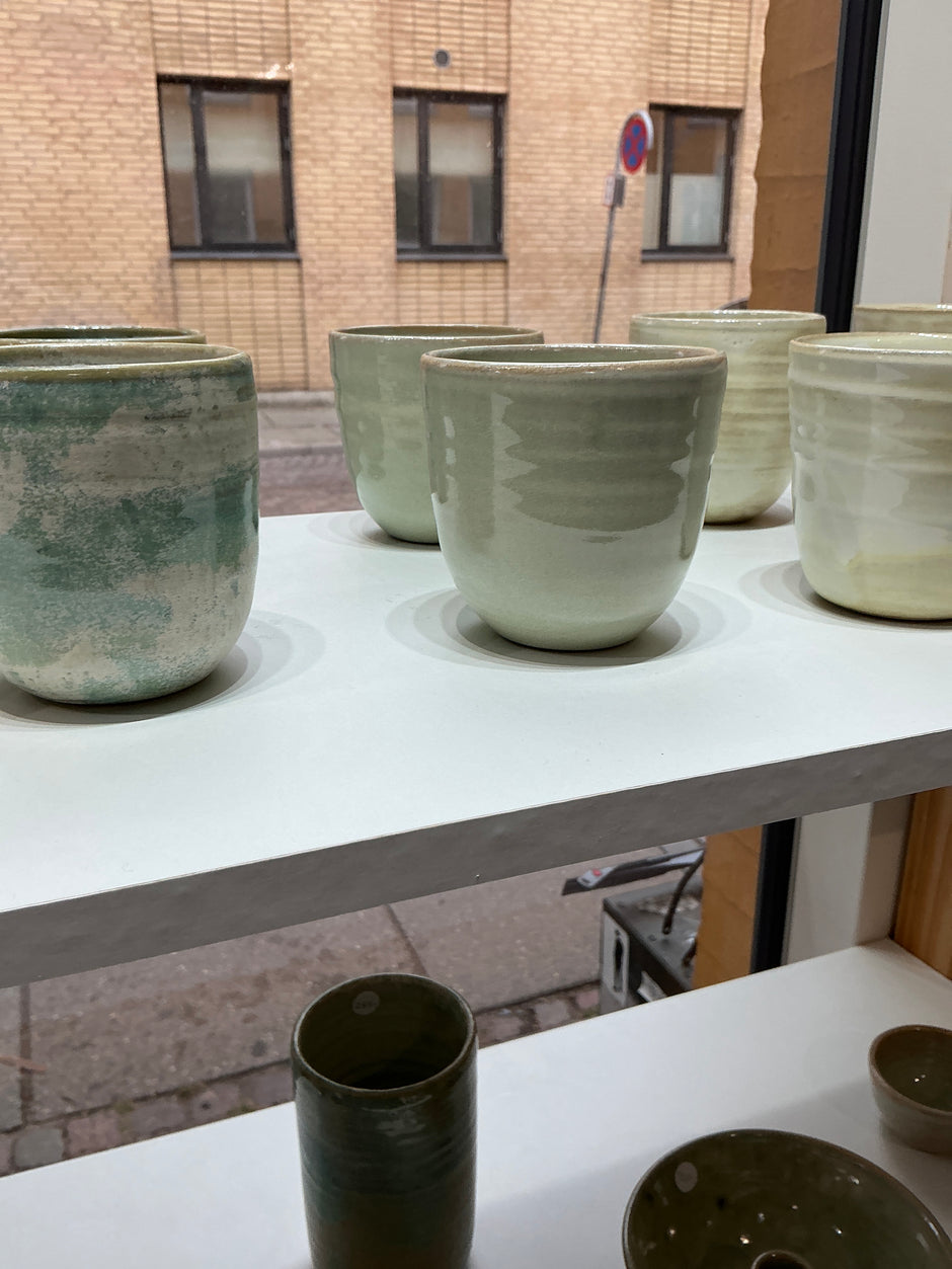 Light green cup