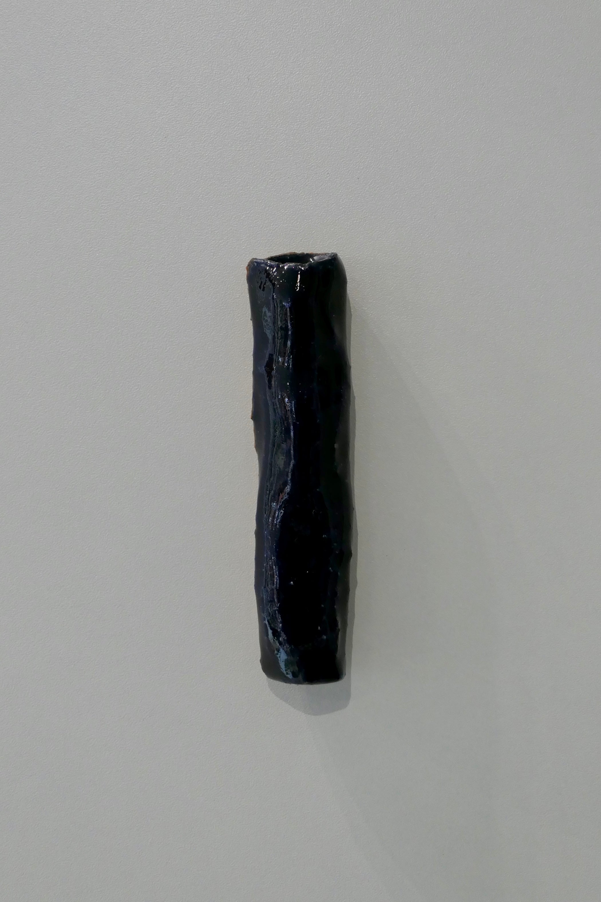 Dark blue wall vase