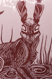 Hare | Linocut print