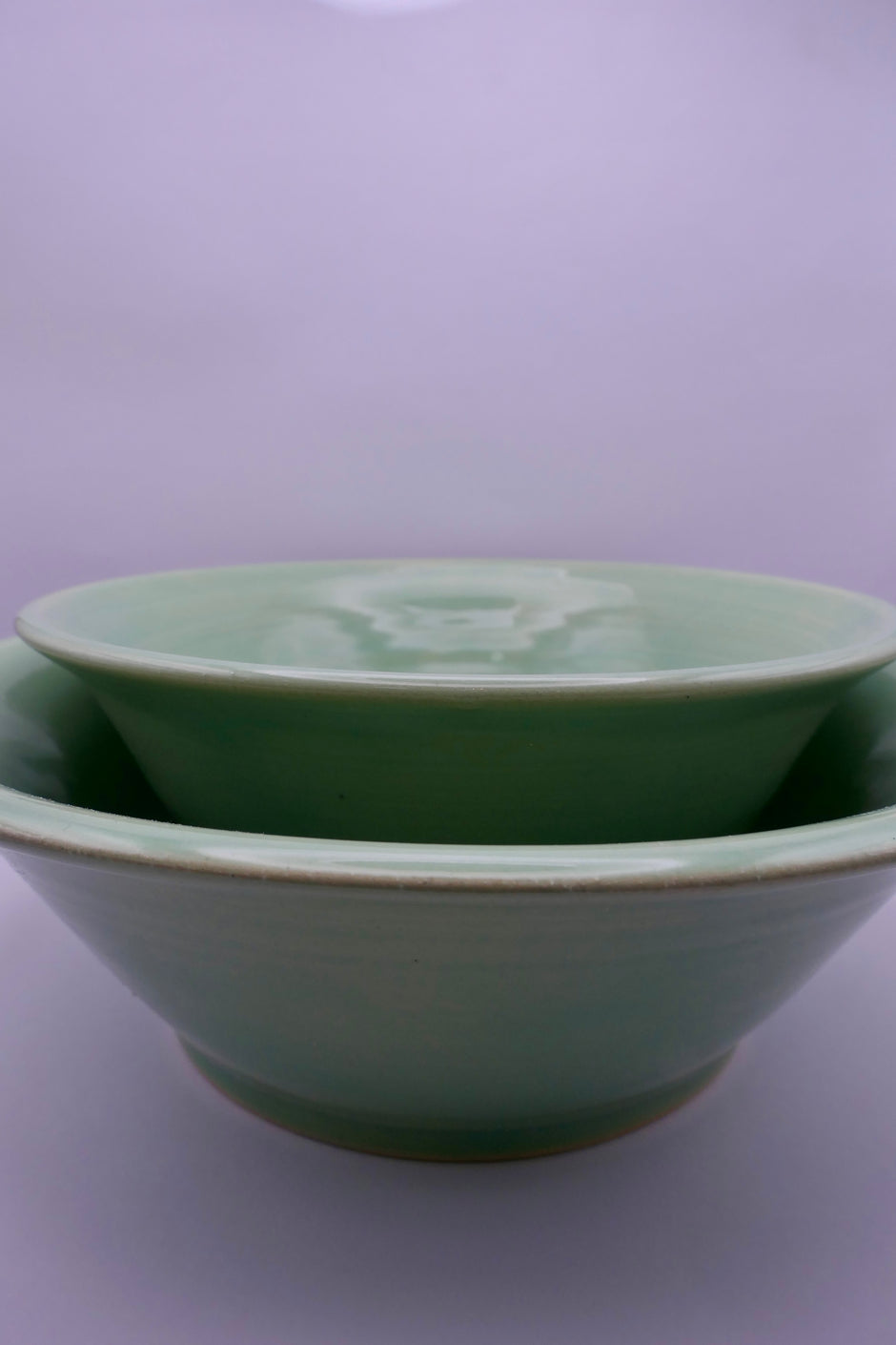 Green big bowls
