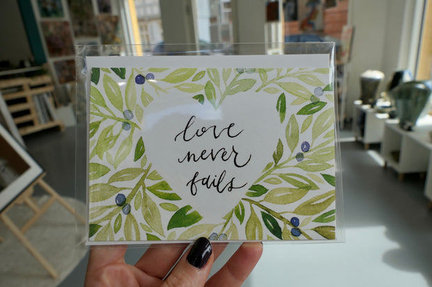 Love never fails