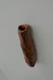 Red wall vase