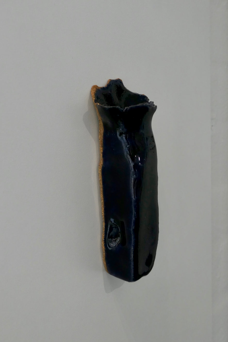 Dark blue wall vase