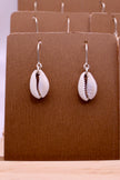 Bright shell silver | Earrings