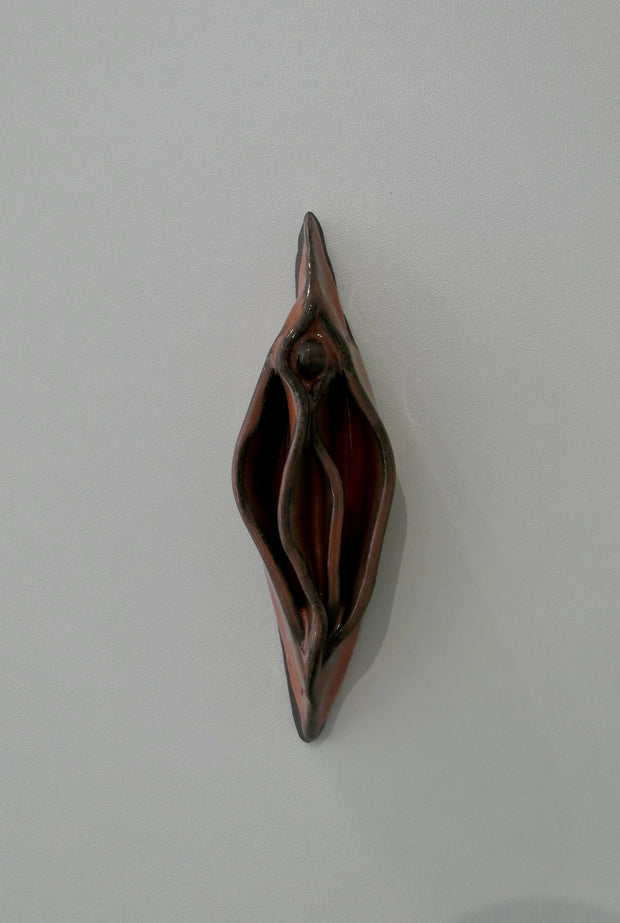 Dark red vulva