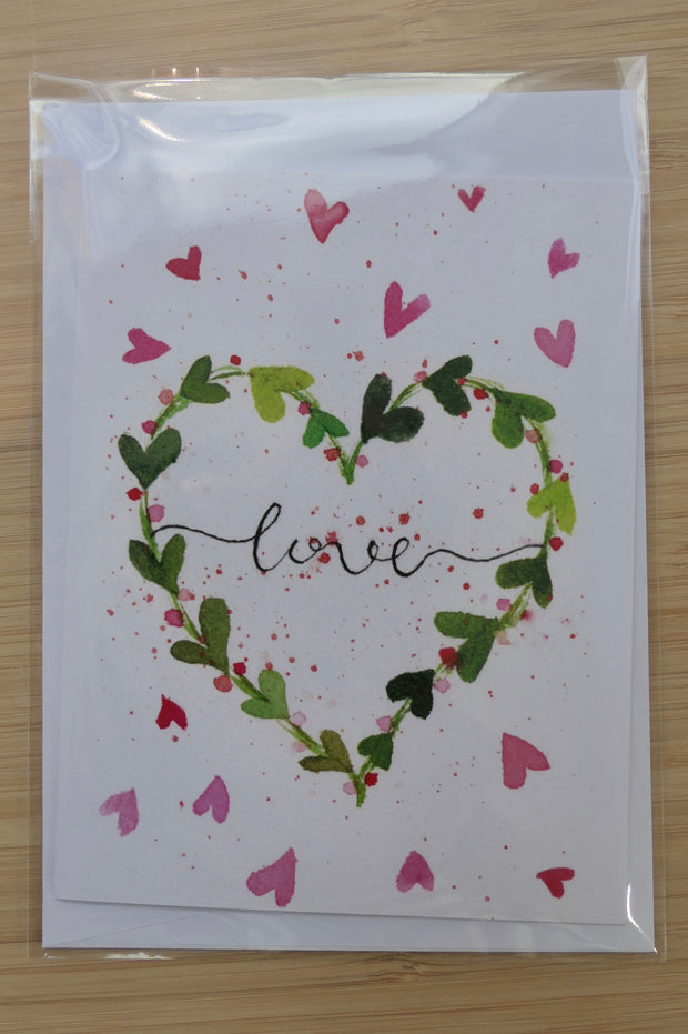 Love with hearts