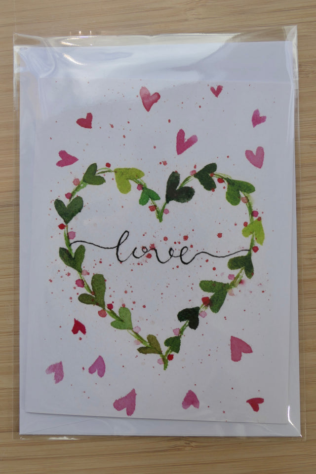 Love with hearts