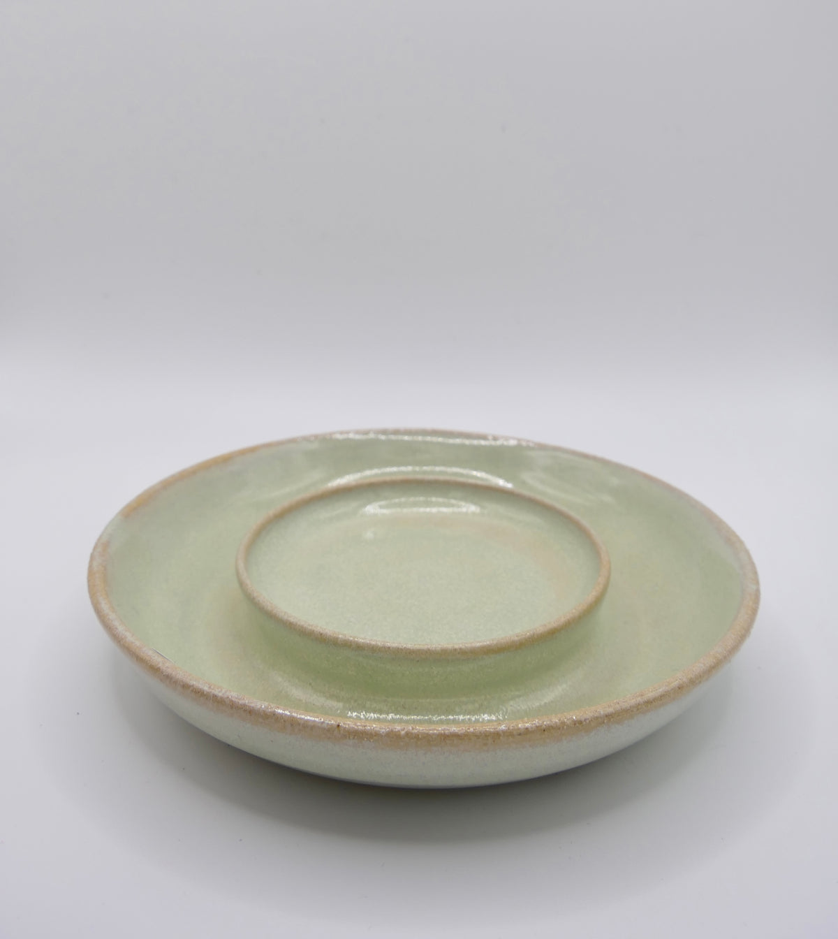 Flat candle holder