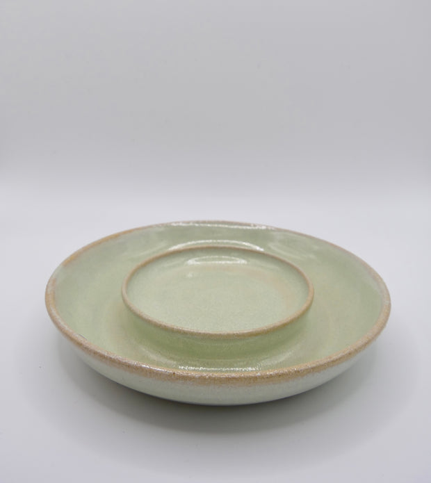 Flat candle holder