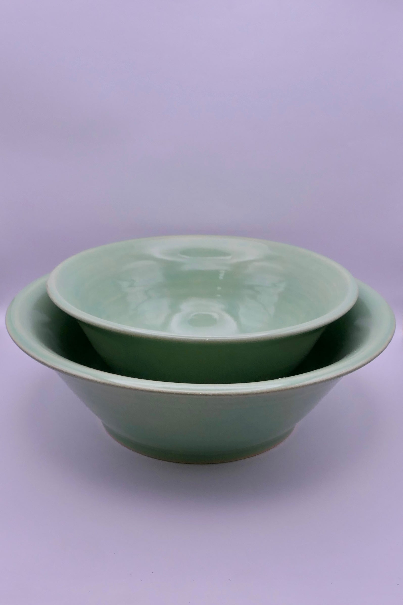 Green big bowls