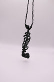 Fish crocheted necklace