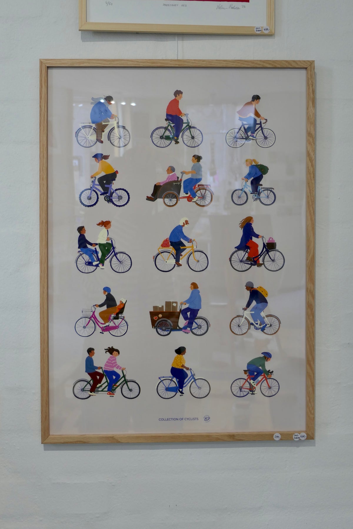 Collection of cyclists | Poster