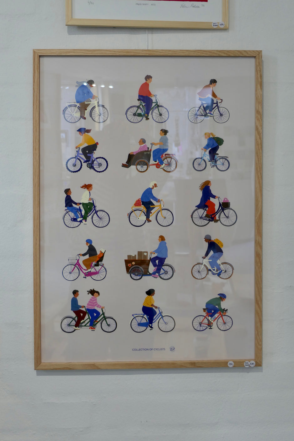 Collection of cyclists | Poster